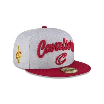 Cleveland Cavaliers Gorra | New Era NBA Draft 59fifty Fitted Cap Mexico - Grises